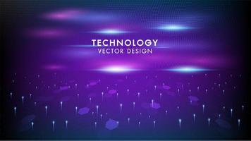 Internet connection networking futuristic background vector