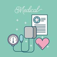 medical health care items vector