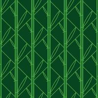 seamless pattern geometric bamboo pattern vector