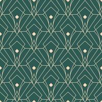simple seamless art deco geometric pattern vector