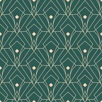 simple seamless art deco geometric pattern vector