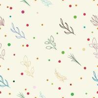 soft seamless floral pattern vector illustrations