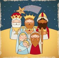 manger epiphany christmas vector