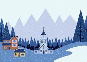 winter vacations christmas vector