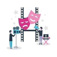 movie people production vector