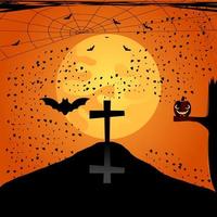 Halloween Night Background  vector