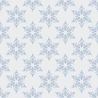 patrón de copo de nieve sin costuras vector