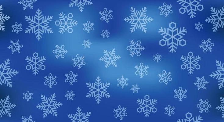 Seamless snow background illustration. Horizontally and vertically repeatable. 