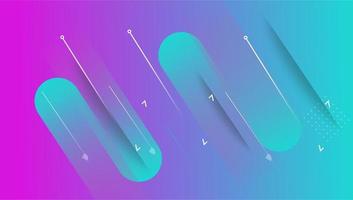 colorful minimal abstract art geometric background vector