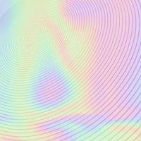 Circular design on holographic texture vector