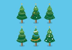 Christmas Tree Collection vector