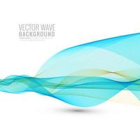 Abstract flowing business wave vector