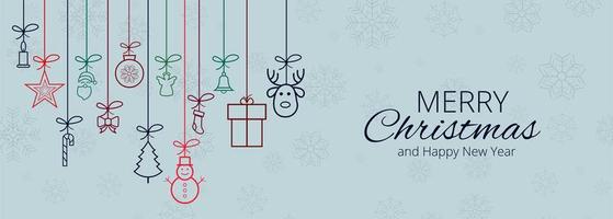 Merry Christmas background for Christmas elements banner background vector
