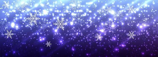 Beautiful merry christmas shiny glitters banner background vector