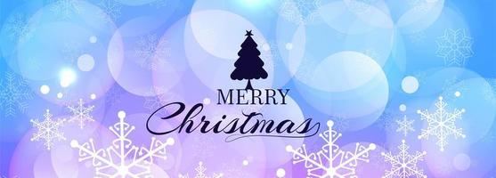 Merry Christmas banner horizontal background vector