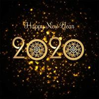 Traditional style 2020 new year festival background vector