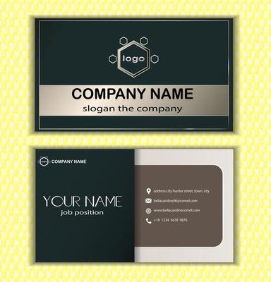 abstract card business card 