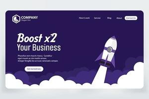 Boost Business Website Landing Page