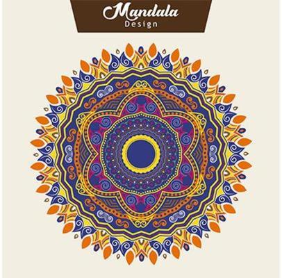 Abstract Colorful Mandala Design Vector