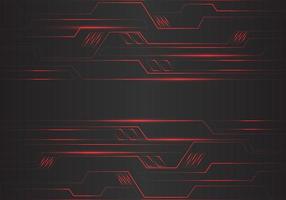 Abstract red circuit polygon geometric light lines  vector