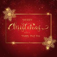 Christmas background with decorative text  vector
