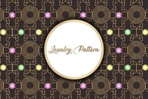 Vintage Abstract Jewelry Pattern vector