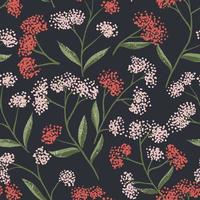 Field Foral Seamless Pattern-04 vector