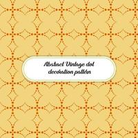 Vintage Dot Decoration vector