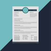 Resume CV template