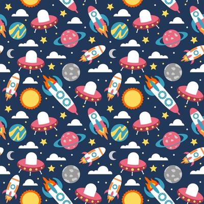 Space Pattern Vector Art, Icons, and Graphics for Free Download