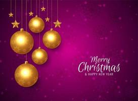 Merry Christmas decorative background vector