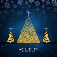 Merry Christmas background with snowflakes vector