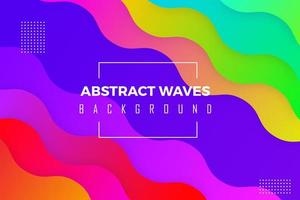 Fondo colorido abstracto de la onda