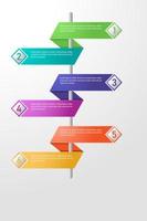 Colorful banner infographic. vector