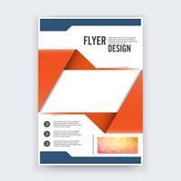 Abstract flyer design background vector