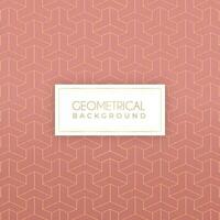 Geometric luxury pattern vector