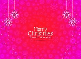 Merry Christmas decorative background vector