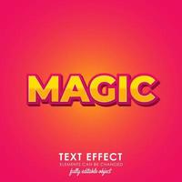 magic premium text style vector