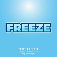 freeze blue premium text style