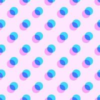 Geometric Pastel Overlapping Circles Pattern vector
