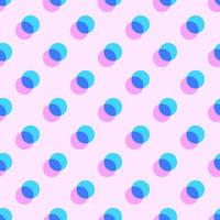 Geometric Pastel Overlapping Circles Pattern vector