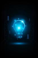 Abstract futuristic light concept vector