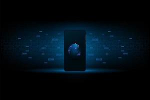 Smartphone connection of data for future vector