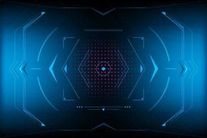 Abstract futuristic triangle HUD.vector and illustration vector