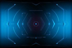 Abstract futuristic triangle HUD.vector and illustration vector