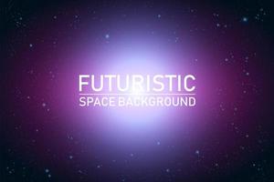 Abstract futuristic space perspective vector