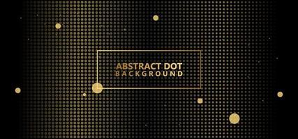 Gold Abstract Polka Dots Pattern vector