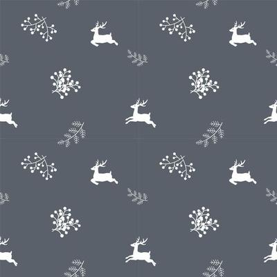 Winter holiday seamless repeat pattern 