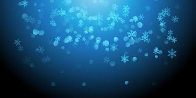 Banner de copo de nieve de navidad vector