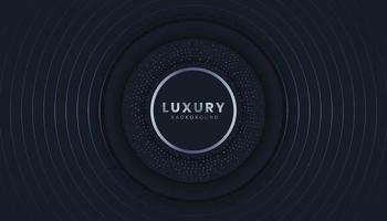 Luxurious Dark Background with Abstract Circles vector